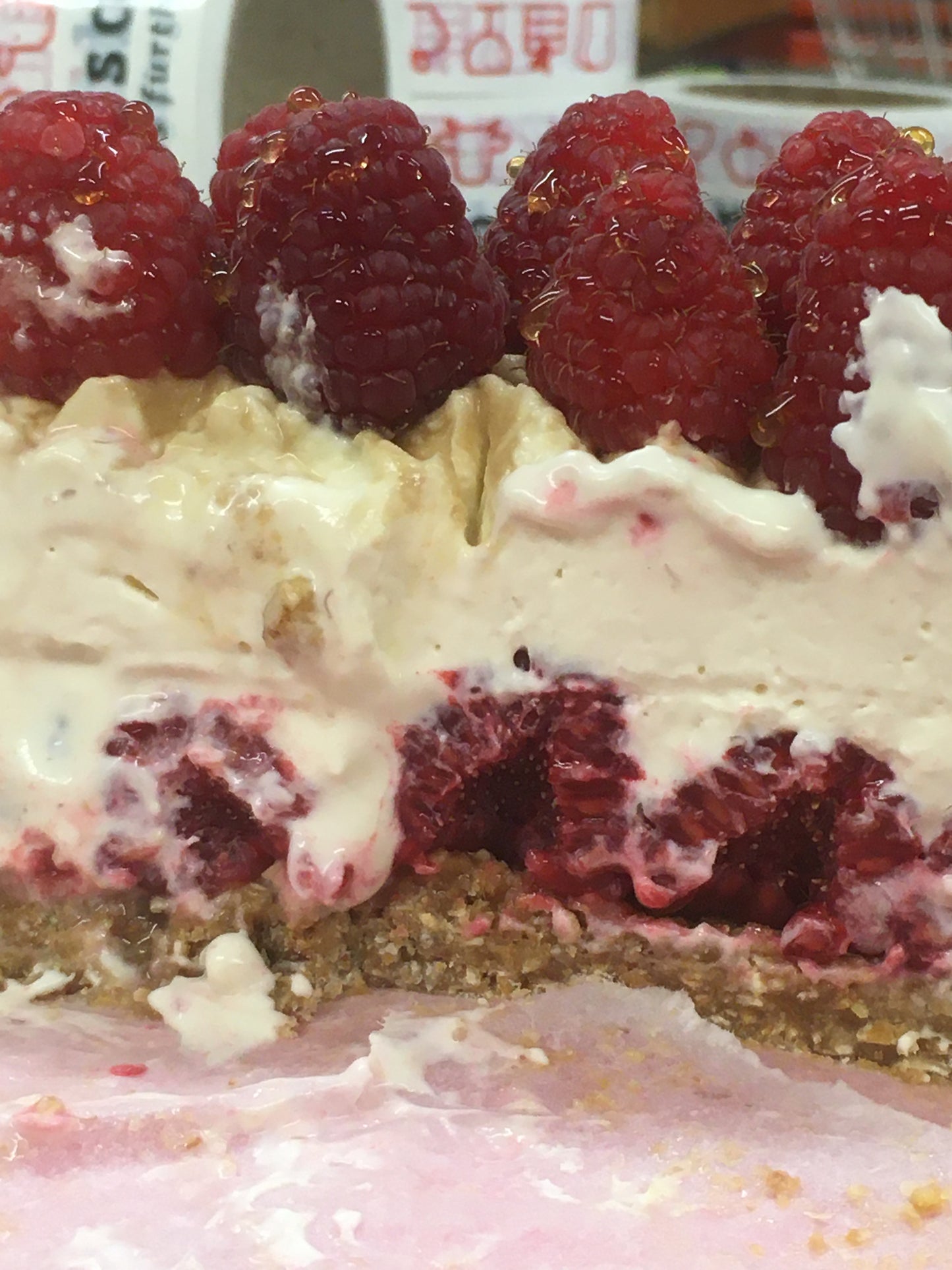 Cranachan cheesecake
